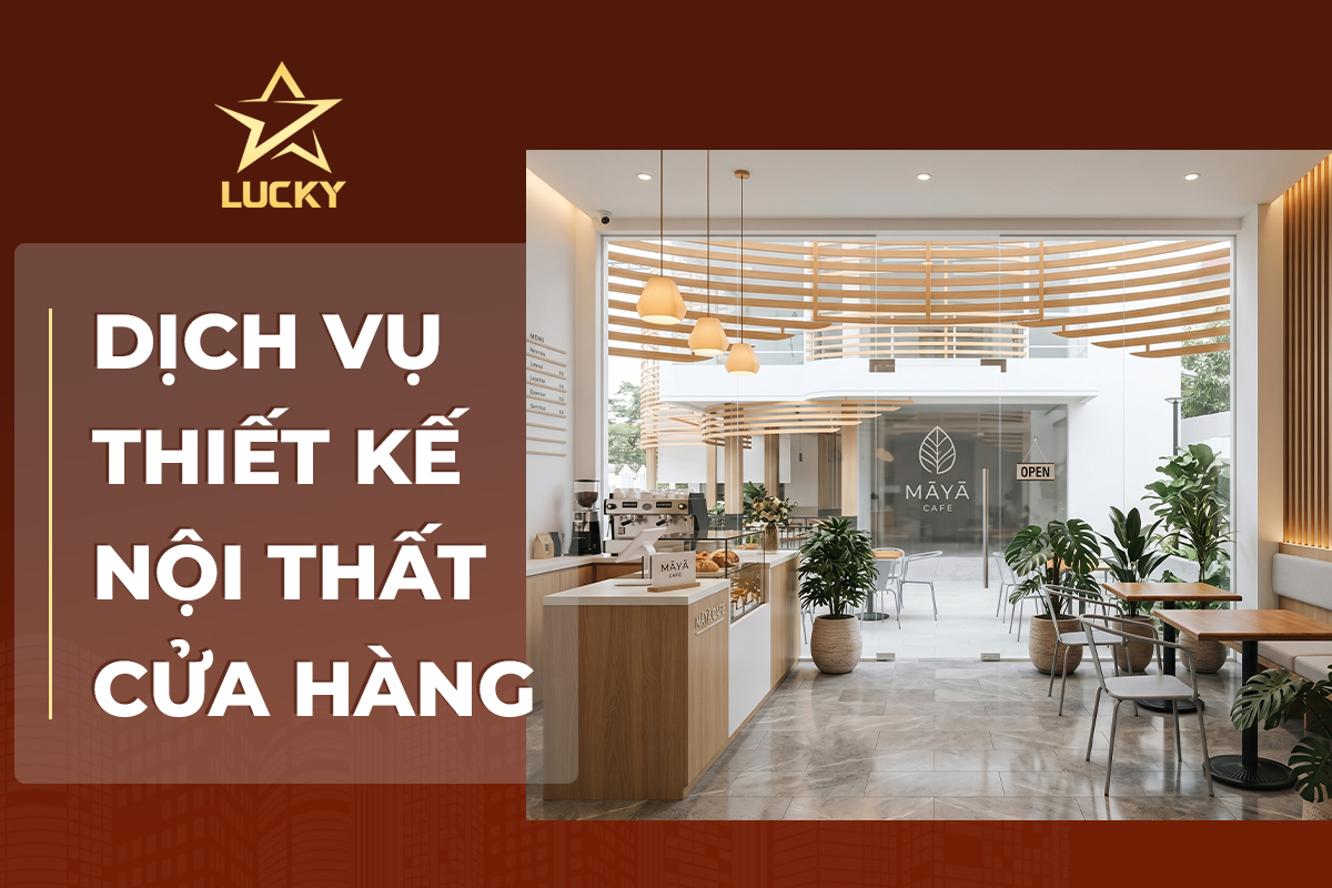 thiết kế nội thất cửa hàng, thiết kế cửa hàng đẹp, thiết kế nội thất shop, thiết kế cửa hàng kinh doanh, nột thất lucky
